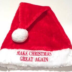 Make Christmas Great Again Donald Trump Santa Hat MAGA Make America Great Again